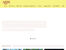 Tablet Screenshot of andoverhistory.org